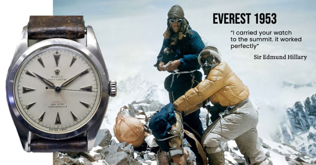 Rolex Explorer worn by Sir Edmond Hilary