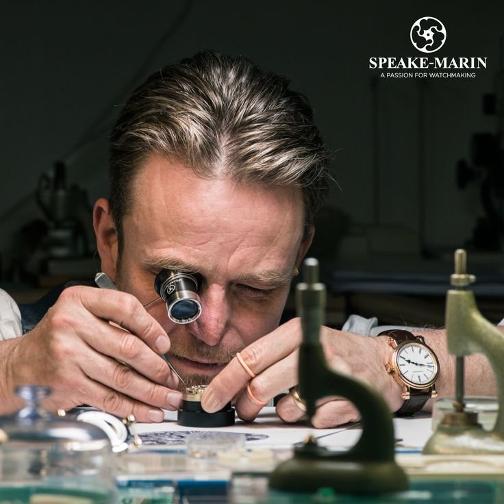 Peter Speake-Marin at the bench